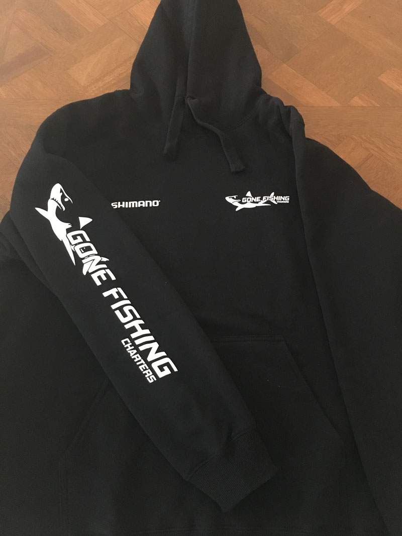 Black fishing hoodie 2025