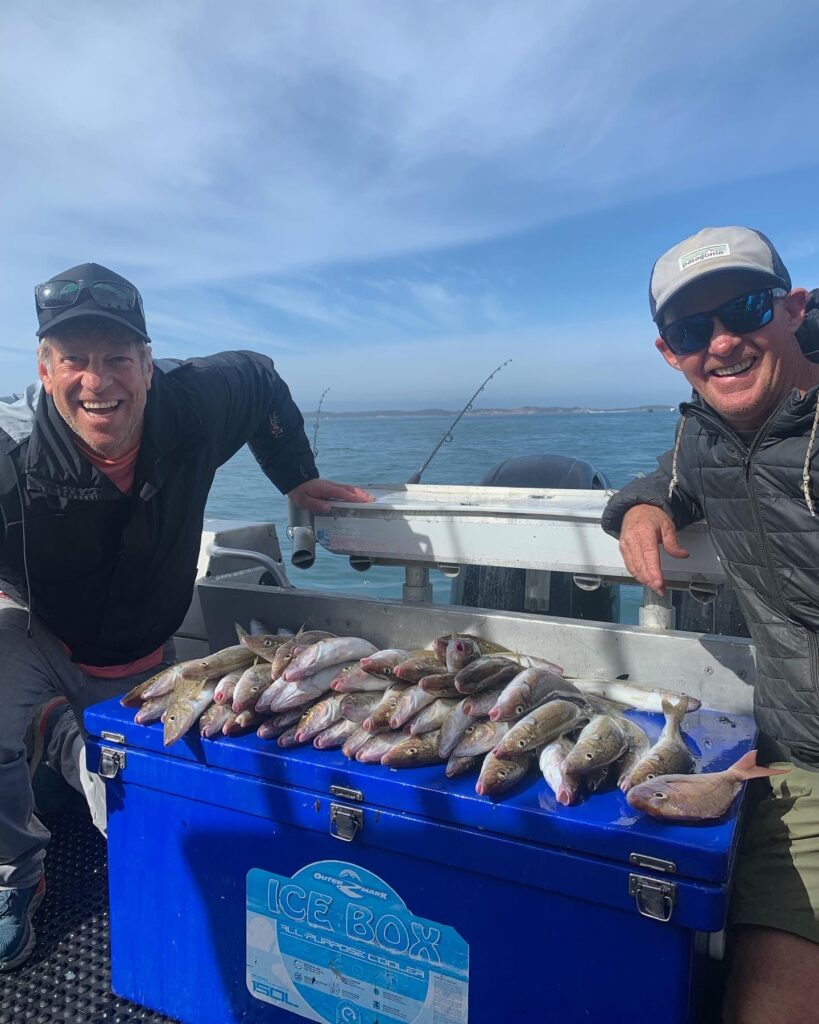 Whiting On Box With 2 Guys